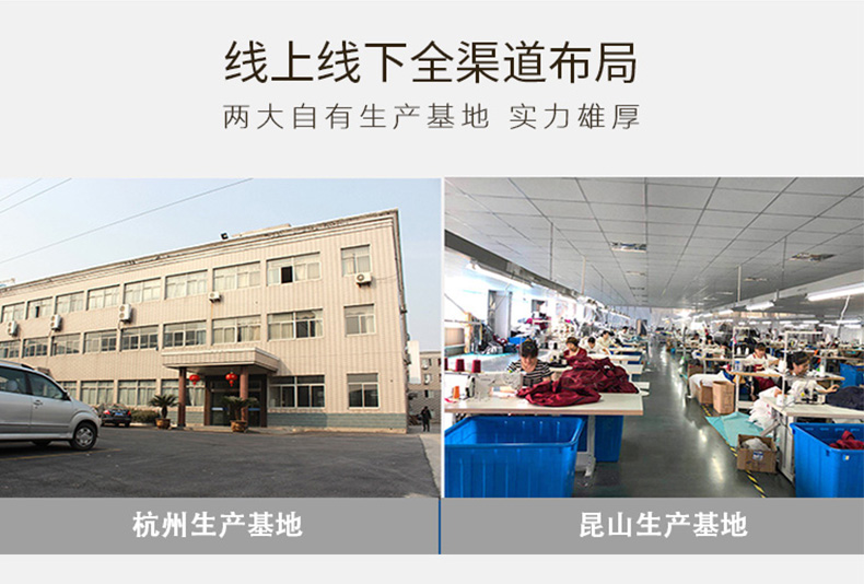 尚都家居，杭州，昆山兩大生產基地
